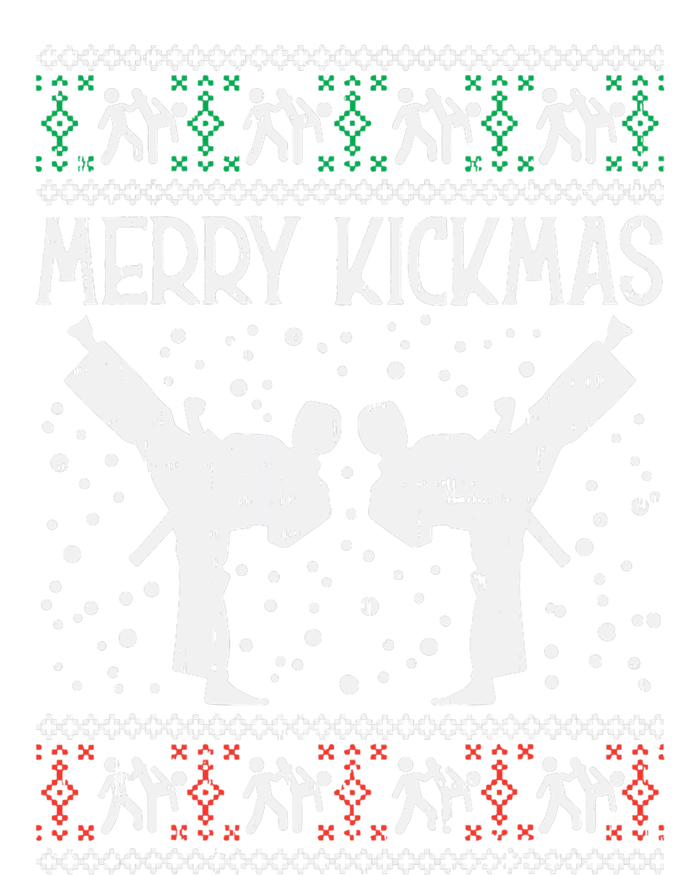 Merry Kickmas Ugly Christmas Karate Jiu Jitsu Martial Gift Zip Tote Bag