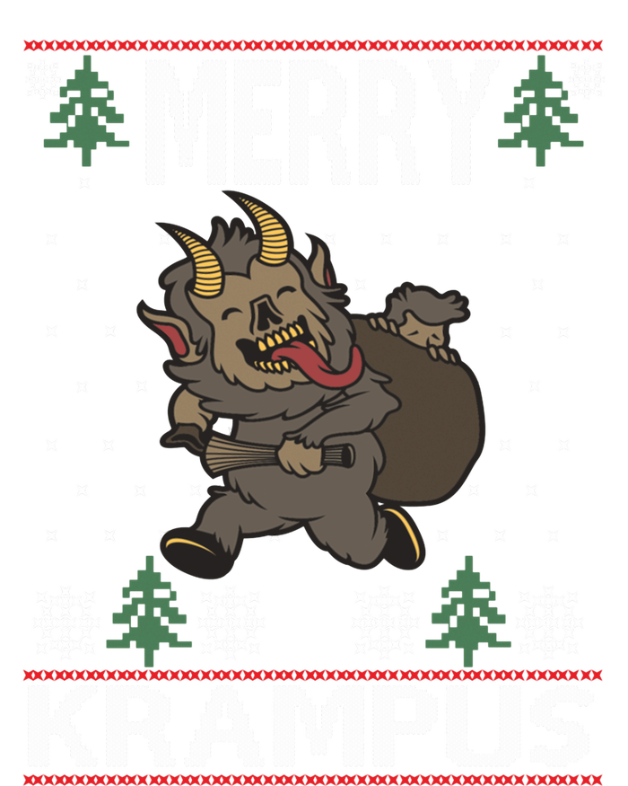 Merry Krampus Demon Claus Christmas Sweater Jumper Long Sleeve T-Shirt