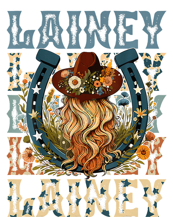 Girl Lainey First Name Personalized Western Cowgirl T-Shirt