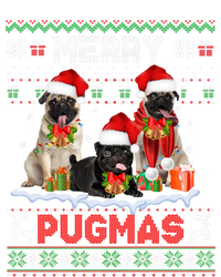 Merry Pugmas Christmas Ugly Sweater Pug Lover Family Pajama Snapback Five-Panel Rope Hat