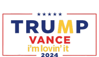 Trump Vance IM Lovin It 2024 Funny Saying Quote Trump Fried Ladies PosiCharge Competitor Racerback Tank