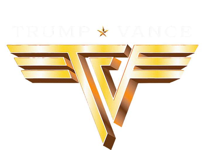 Trump Vance Tv Rocker Gold Vintage Trump Vance 2024 T-Shirt