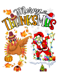 Merry Thanksmas Thanksgiving Christmas Turkey Santa Dabbing Tall Long Sleeve T-Shirt