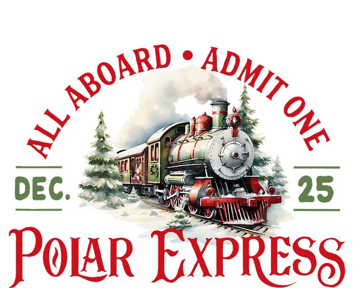 Train North Pole P.O.L.A.R E.X.P.R.E.S.S All Abroad Christmas T-Shirt