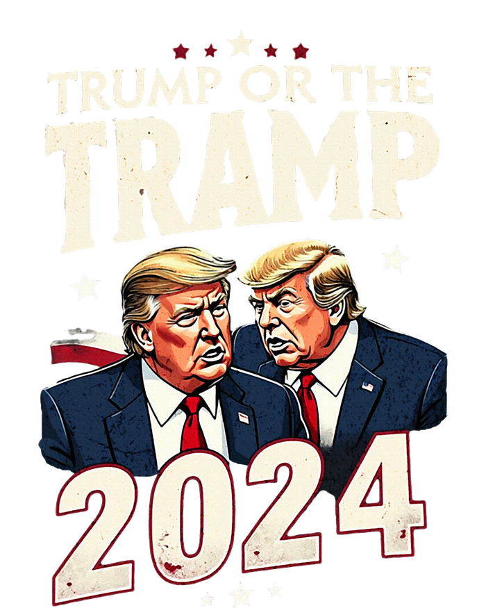 Vote Trump Or The Tramp 2024 Funny Election Vance T-Shirt