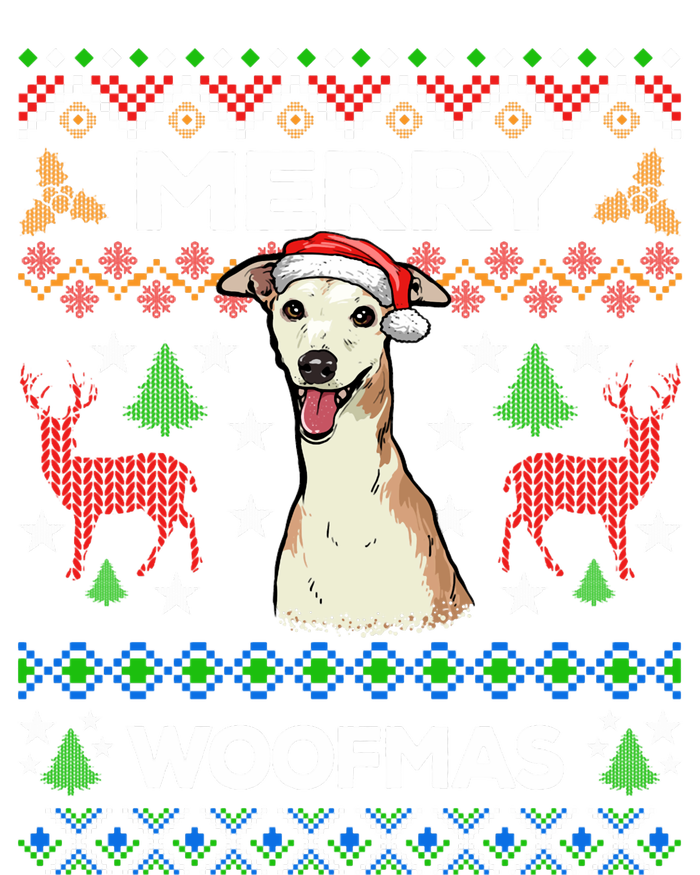 Merry Woofmas Ugly Sweater Christmas Greyhound Lover Gift Baby Long Sleeve Bodysuit