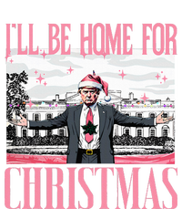 ILl Be Home For Christmas Funny Santa Claus Trump 2024 Hoodie