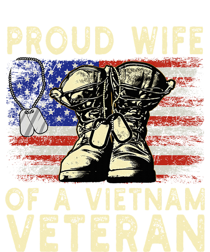 Proud Wife Of Vietnam Veteran Us T-Shirt