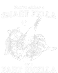 Raccoon YouRe Either A Smart Fella Or A Fart Smella V-Neck T-Shirt