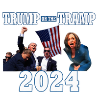 Trump Or The Tramp 2024 Vote For Trump Trump Vance 2024 Women's Racerback Tank