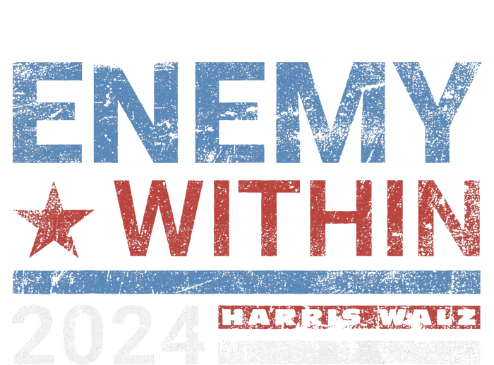 I Am The Enemy Within Harris Walz 2024 Enemy Within Sustainable Bucket Hat