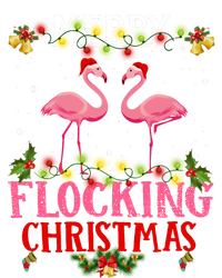 Flamingo Merry Flocking Christmas Tall T-Shirt