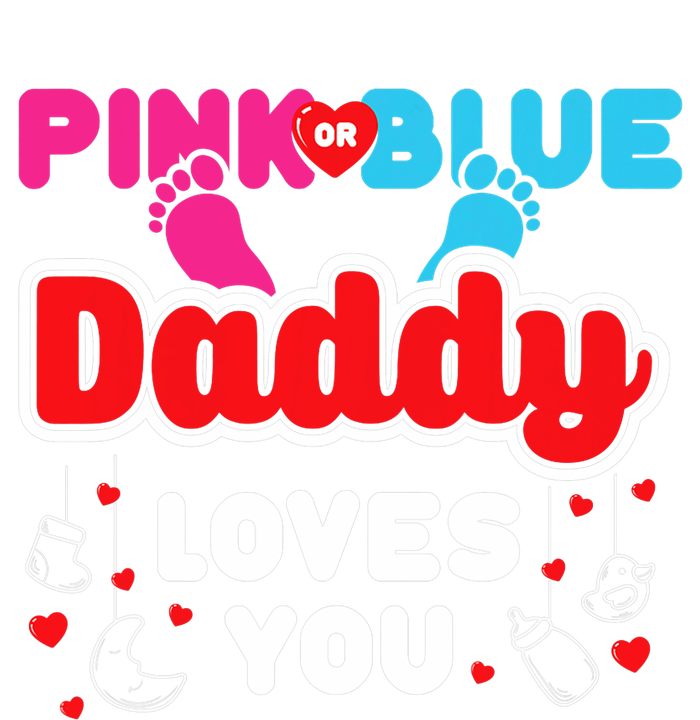 Daddy Loves You Dad Announcement Gender Reveal Tank Top