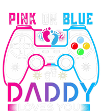 Daddy Loves You Gender Reveal Baby Gaming Dad 7-Panel Snapback Hat