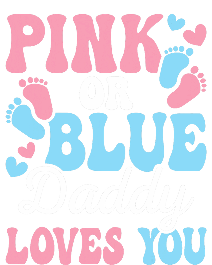 Daddy Loves You Gender Reveal Baby Shower Dad Tie-Dye T-Shirt