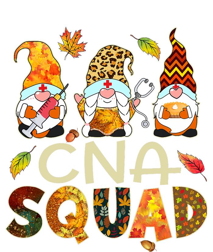 Cna Squad Gnome Nurse Leopard Thanksgiving Fall Stethoscope Sustainable Knit Beanie