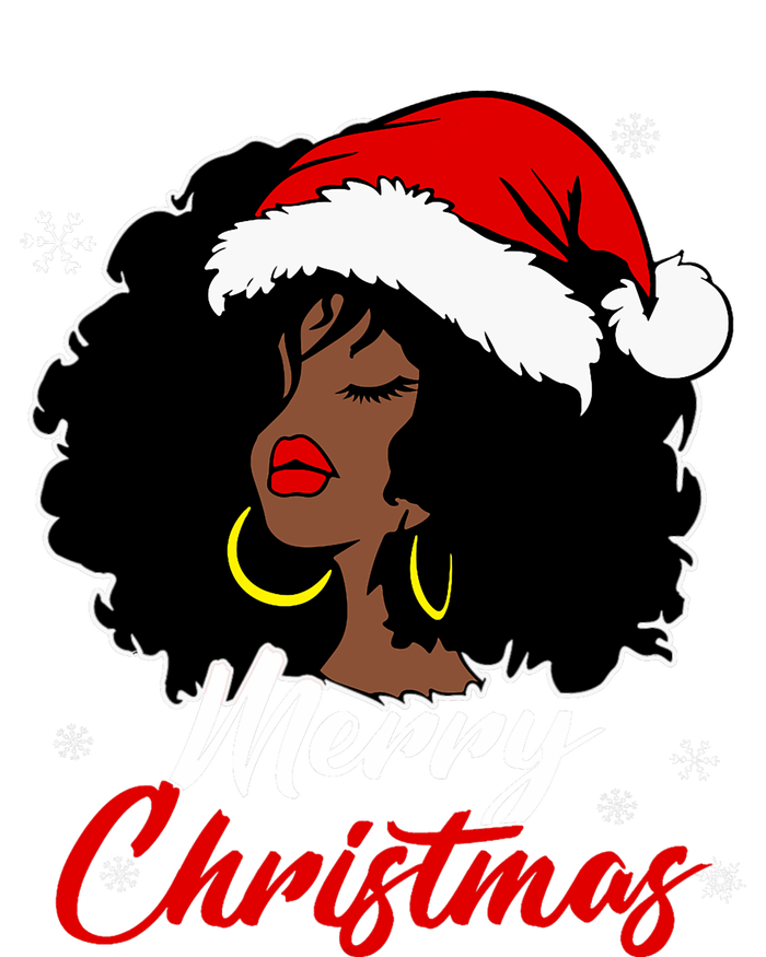 Queen Santa African American Merry Christmas Melanin T-Shirt