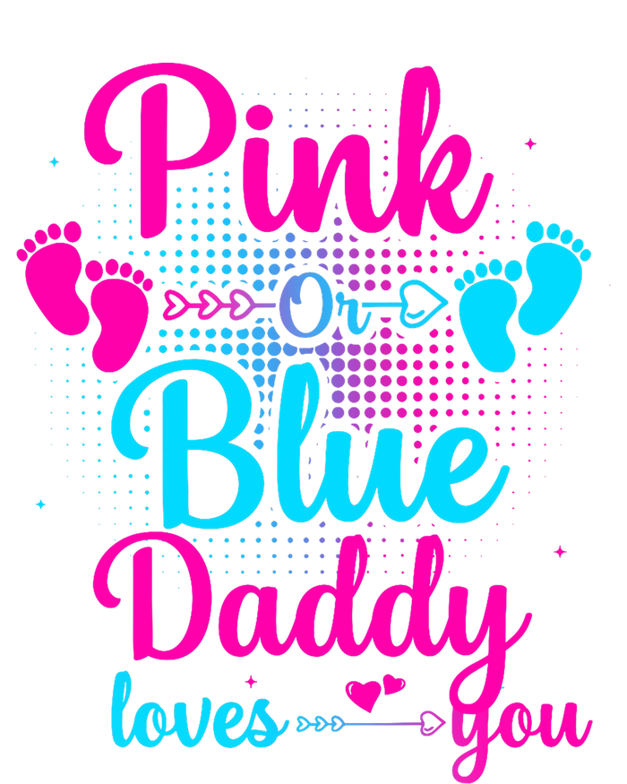 Daddy Loves You New Dad Gender Reveal Long Sleeve Pajama Set