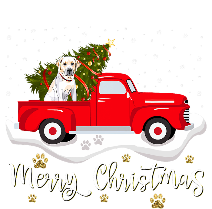 Red Truck Merry Christmas Tree Labrador Retriever Christmas City Backpack