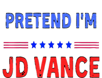 Pretend IM Jd Vance Funny Trump 2024 Lazy Halloween Costume Women's Perfect Tri Tunic Long Sleeve Shirt