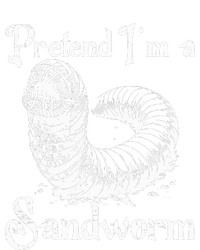 Pretend IM A Sandworm Funny Halloween Costume Ceramic Star Ornament