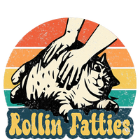 Rollin Fatties Funny Cat Meme Cat Mom Cat Owner Cat Lover T-Shirt