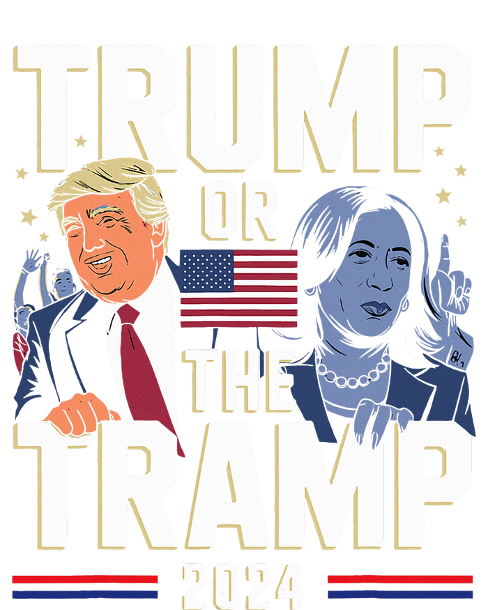 Trump Or The Tramp 2024 Vote For Trump Zip Tote Bag