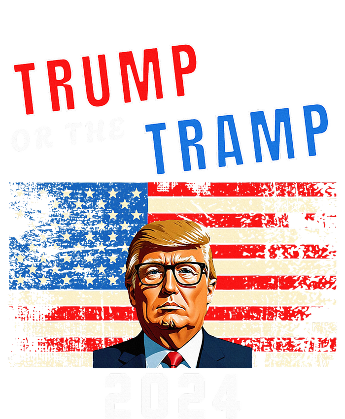 Trump Or The Tramp 2024 Vote For Trump Softstyle Adult Sport Polo