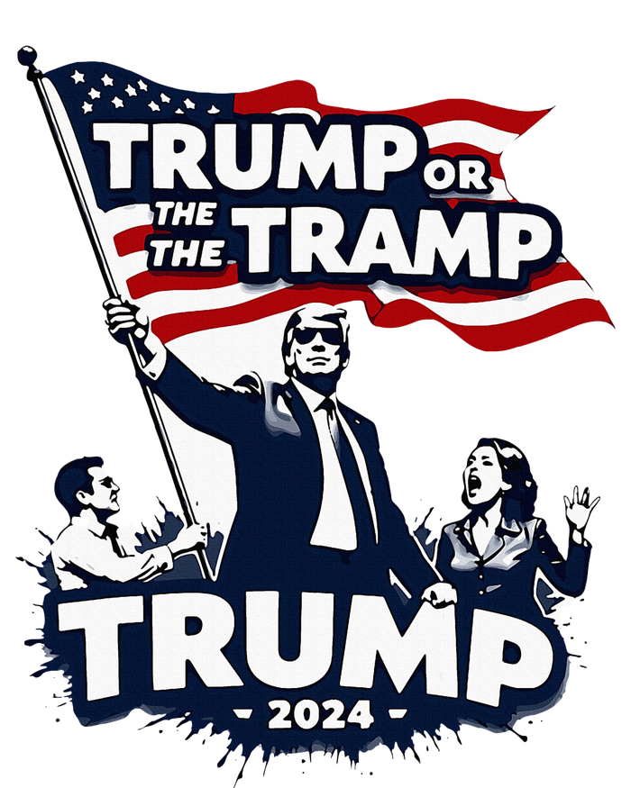 Trump Or The Tramp 2024 Vote For Trump Vance Election T-Shirt