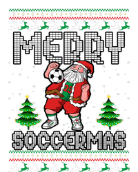 Soccer Merry Soccermas Ugly Christmas Sweater Santa Claus T-Shirt