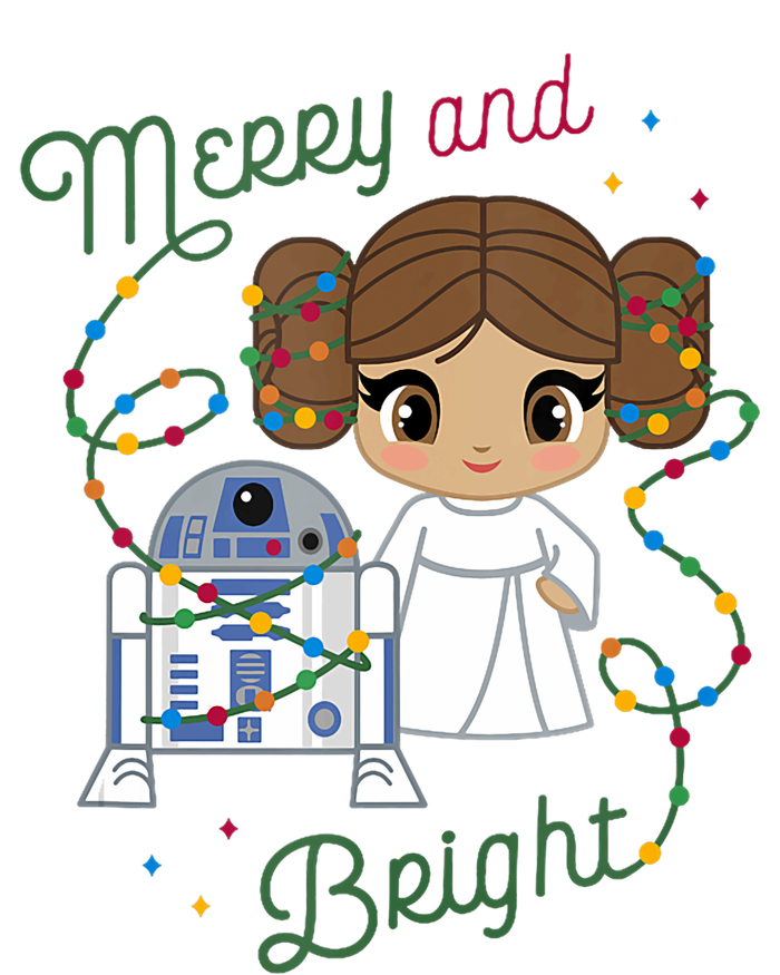 Christmas Princess Leia Merry And Bright Tank Top Toddler Long Sleeve Shirt