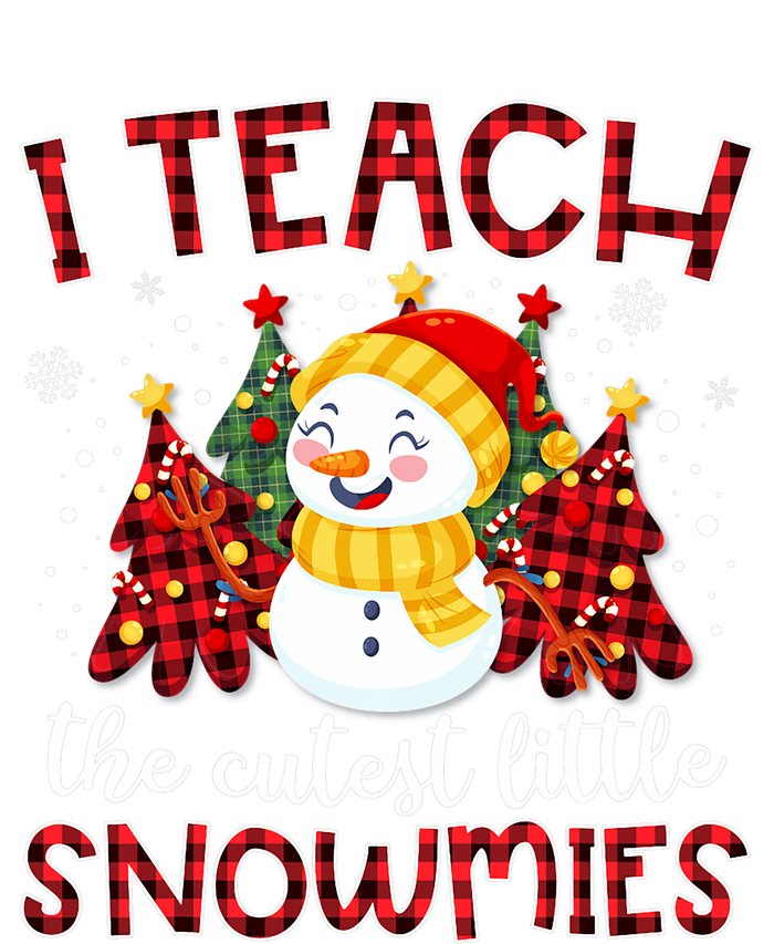 Teach The Cutest Snowmies Teacher Christmas Pajamas Xmas Tie-Dye Long Sleeve Shirt