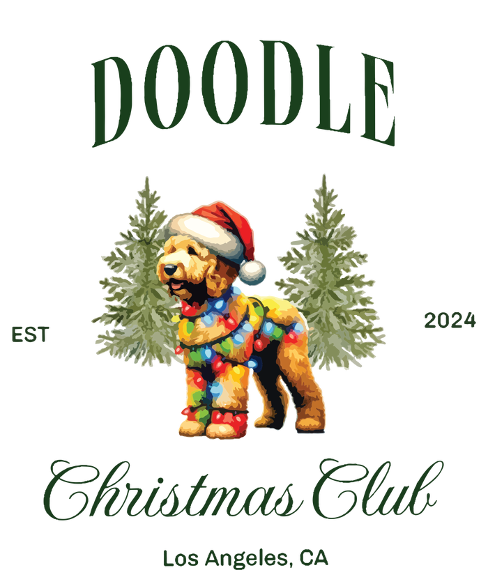 Goldendoodle Christmas Club Knit Cap Winter Beanie