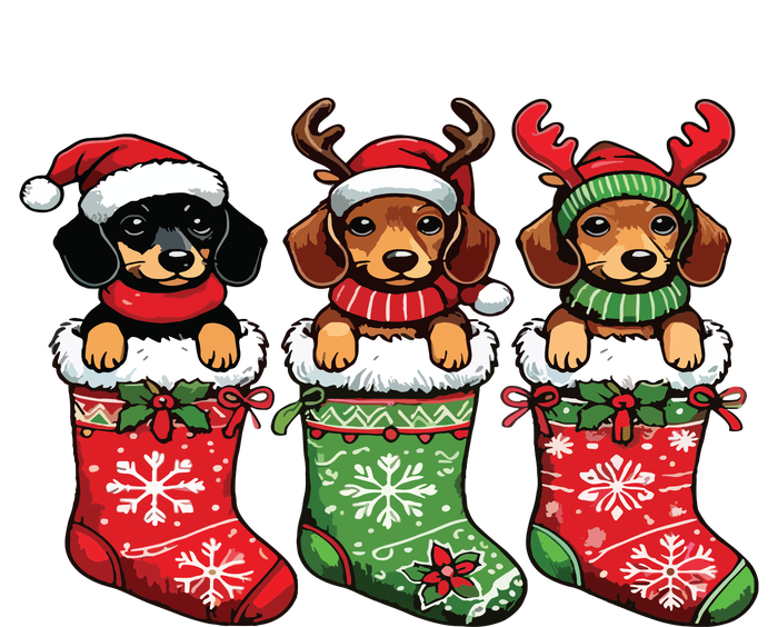 Dachshund Christmas Women's Flannel Pajama Set