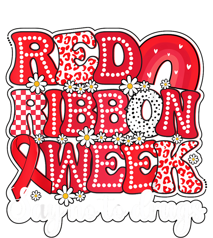 Say Not Drug Free Say Yes Kindness Red Ribbon Week Rainbow Grommeted Golf Towel