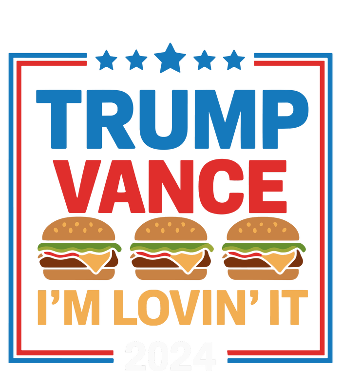 Trump Vance Im Lovin It Hamburger 2024 Election 2024 Softstyle Adult Sport Polo