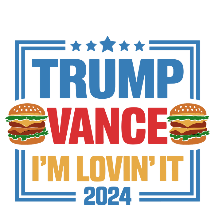 Trump Vance Im Lovin It Hamburger 2024 Election 2024 Impact Tech Backpack