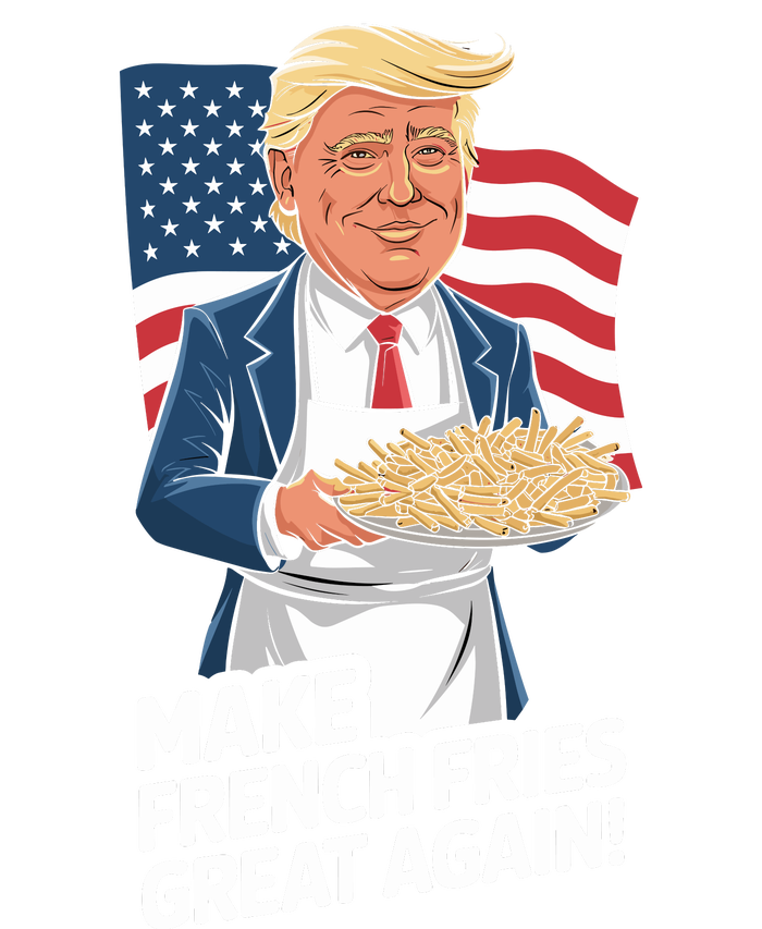 Donald Trump 2024 French Fry Make French Fries Great Again 2024 Magadonalds T-Shirt