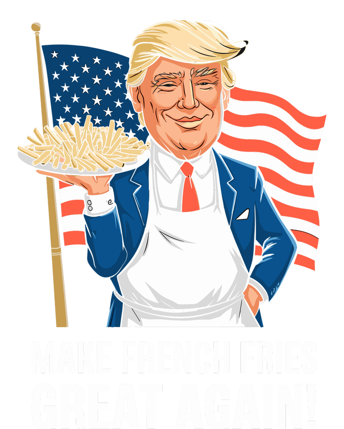 Donald Trump 2024 French Fry Make French Fries Great Again 2024 Magadonalds Toddler Fine Jersey T-Shirt