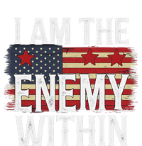 I Am The Enemy Within Kamala Harris Vs Trump Hooded Wearable Blanket