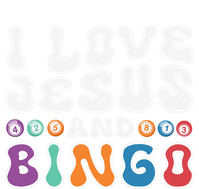 I Love Jesus And Bingo Christian Cross Board Games Sweatshirt