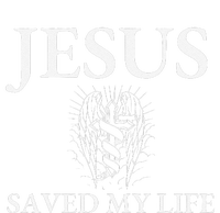 Jesus Saved My Life Jesus Cross Family Full-Length Apron With Pockets