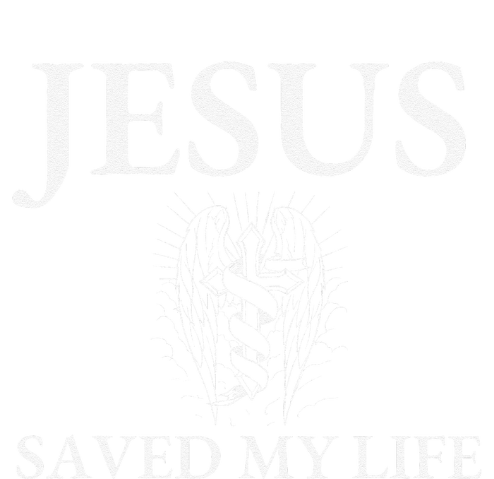 Jesus Saved My Life Jesus Cross Family Full-Length Apron With Pockets