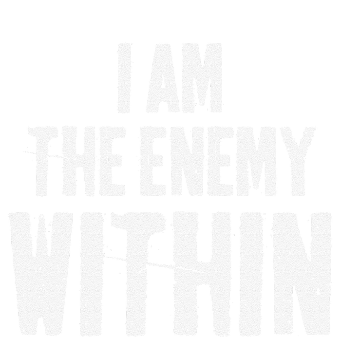 I Am The Enemy Within Pun Vintage The Enemy Within Coaster