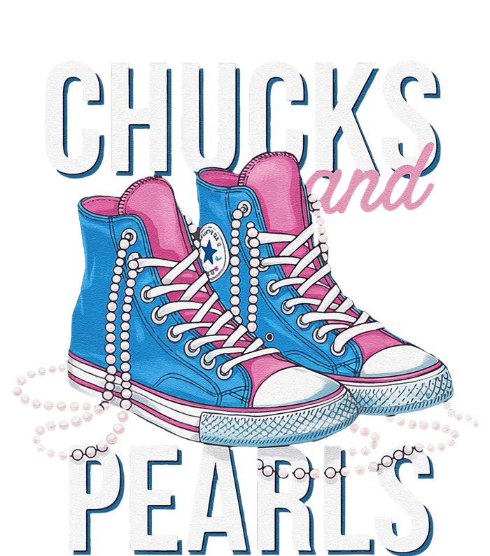 Chucks And Pearls Kamala Harris 2024 For President Election Tank Top