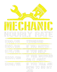 Auto Repair Mechanic Labor Rates Funny Mechanic Hourly Rate T-Shirt