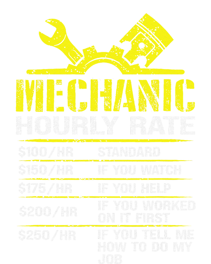 Auto Repair Mechanic Labor Rates Funny Mechanic Hourly Rate T-Shirt