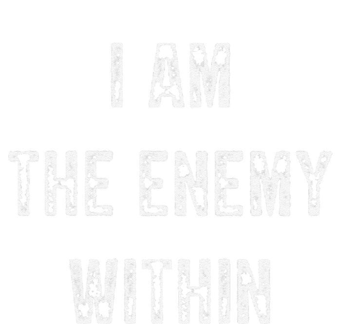 I Am The Enemy Within America Funny I Am The Enemy Within Doggie Tank