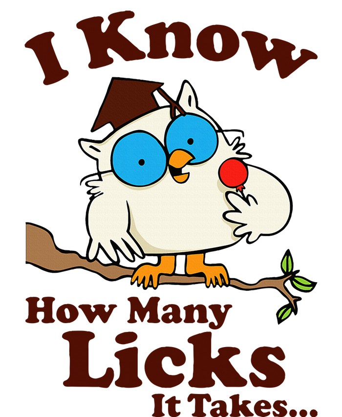 Funny Vintage I Know How Many Licks It Takes Women's T-Shirt