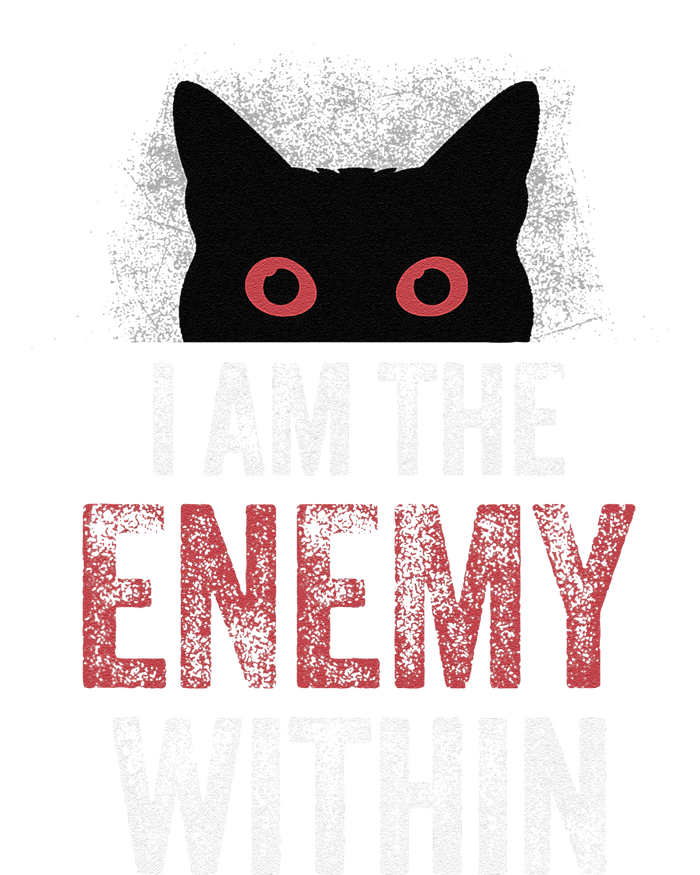 I Am The Enemy Within Pun Cat Owners Hoodie